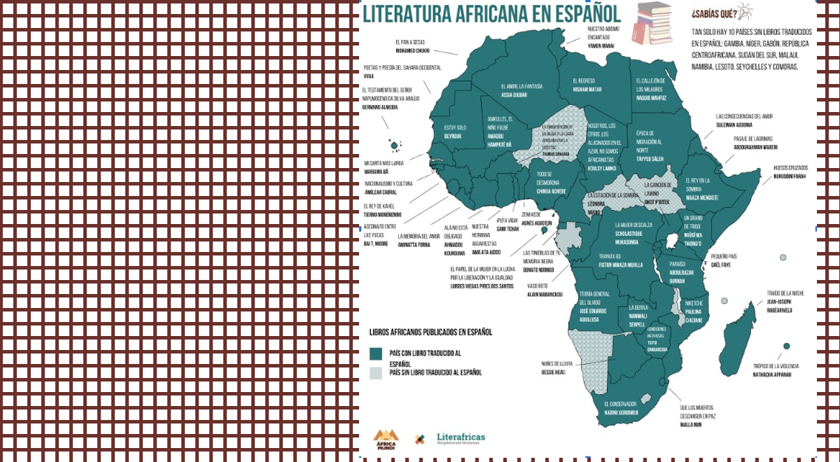 Un mapa africano literario por países – Literafricas, image size:1200x660